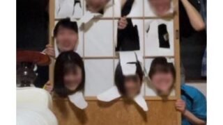 神戸大学バドミントン同好会BADBOYSの障子破壊